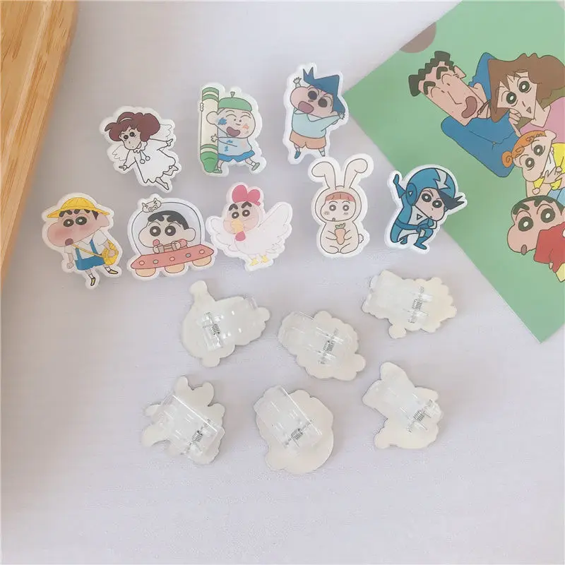 10pcs in random Paperclips Japanese cartoon memo clip Office Clips For School Personal Document Organizing And Classifying