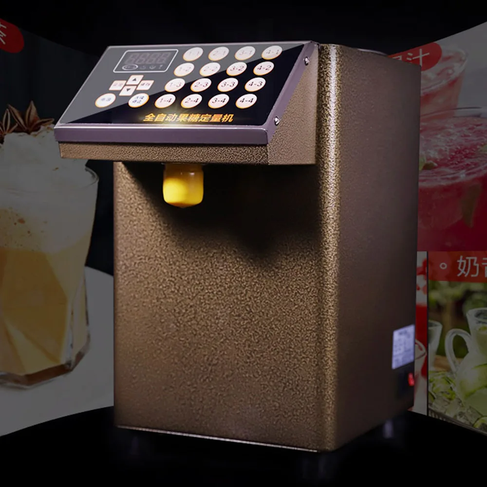 Fructose Quantitative Machine Commercial Milk Coffee Milk Tea Shop Full Automatic Fructose Meter 16 Cells