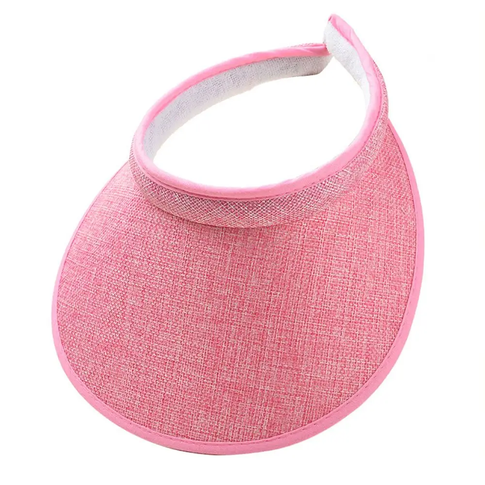 Summer New Suncap Portable Foldable Sun Hat Visor Hat Straw Cap Beach Hats