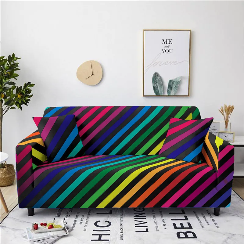 Elastische Stof Moderne Eenvoudige Sofa Cover Kan Worden Verwijderd En Wasbaar Volledige Bag Stofdichte Cover Voor Vier Seizoenen