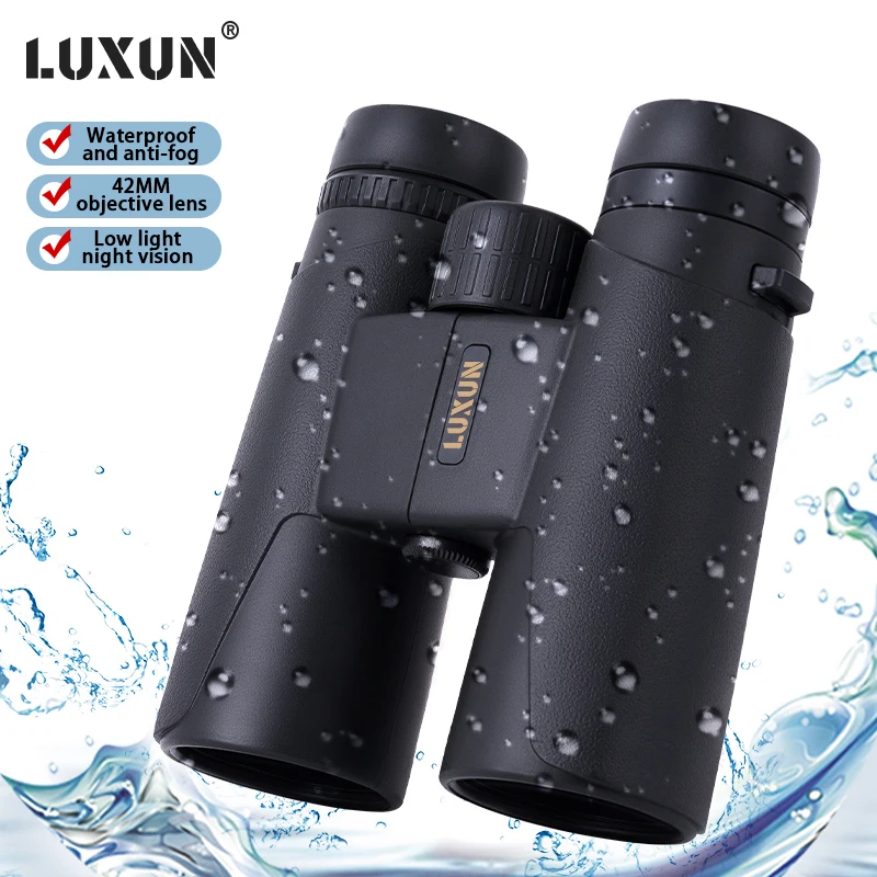 

LUXUN Powerful Binoculars 10X42 Portable Professional HD Telescope for Hunting Outdoor Tourism Camping Equipment