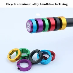 2 pezzi Manopole per bicicletta Anelli di bloccaggio 8/12mm Anello terminale in lega di alluminio Blocco su MTB Mountain Road Bike Parti del manubrio Accessori per biciclette