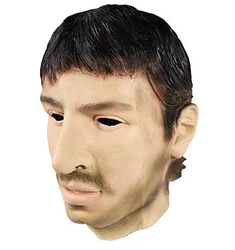 Realistic Latex Human Mask Scary Full Head Male Man Masks for Halloween Costume Cosplay Fancy Dress