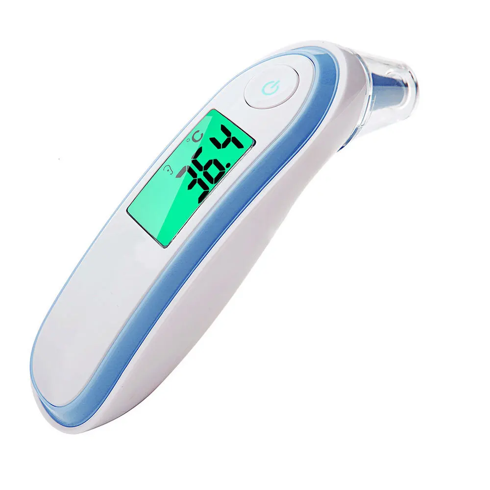 JYouCare Medical Infrared Digital Ear and Forehead Laser Body Thermometer Baby Adult Fever Temperature Non-contact CE termometro