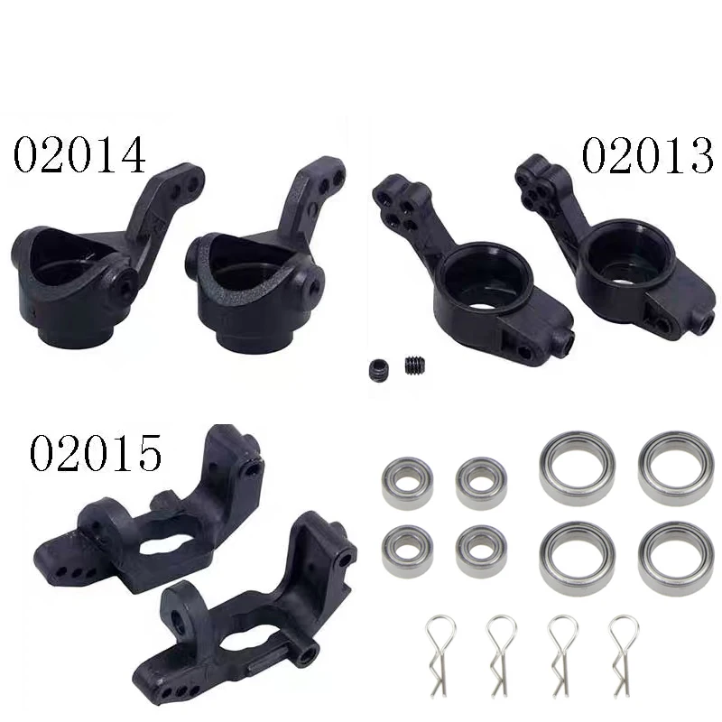 1set Plastic Steering Knuckle Hub Base Carrier 02013 02014 02015 102068 φ15*φ10*4 φ10*φ5*4 Bearing For RC HSP Monster Truck