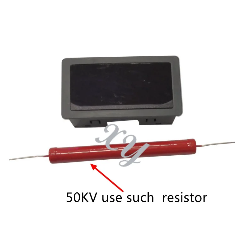 Dc30kv50kv medidor de alta tensão dc display digital voltímetro alta tensão tester gerador eletrostático 100v 5ma