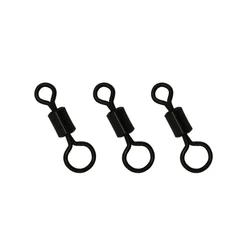 3000pcs Carp Fishing Accessory Swivels Extended 4# Copper Matte Black Rolling Swivel Snap Fishery Fishing Material Tackle Pesca