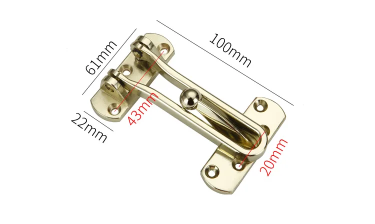 Anti-theft Buckle Door Lock Buckle Safety Chain Door Buckle Door Chain Back Lock Safety Hotel Bolt