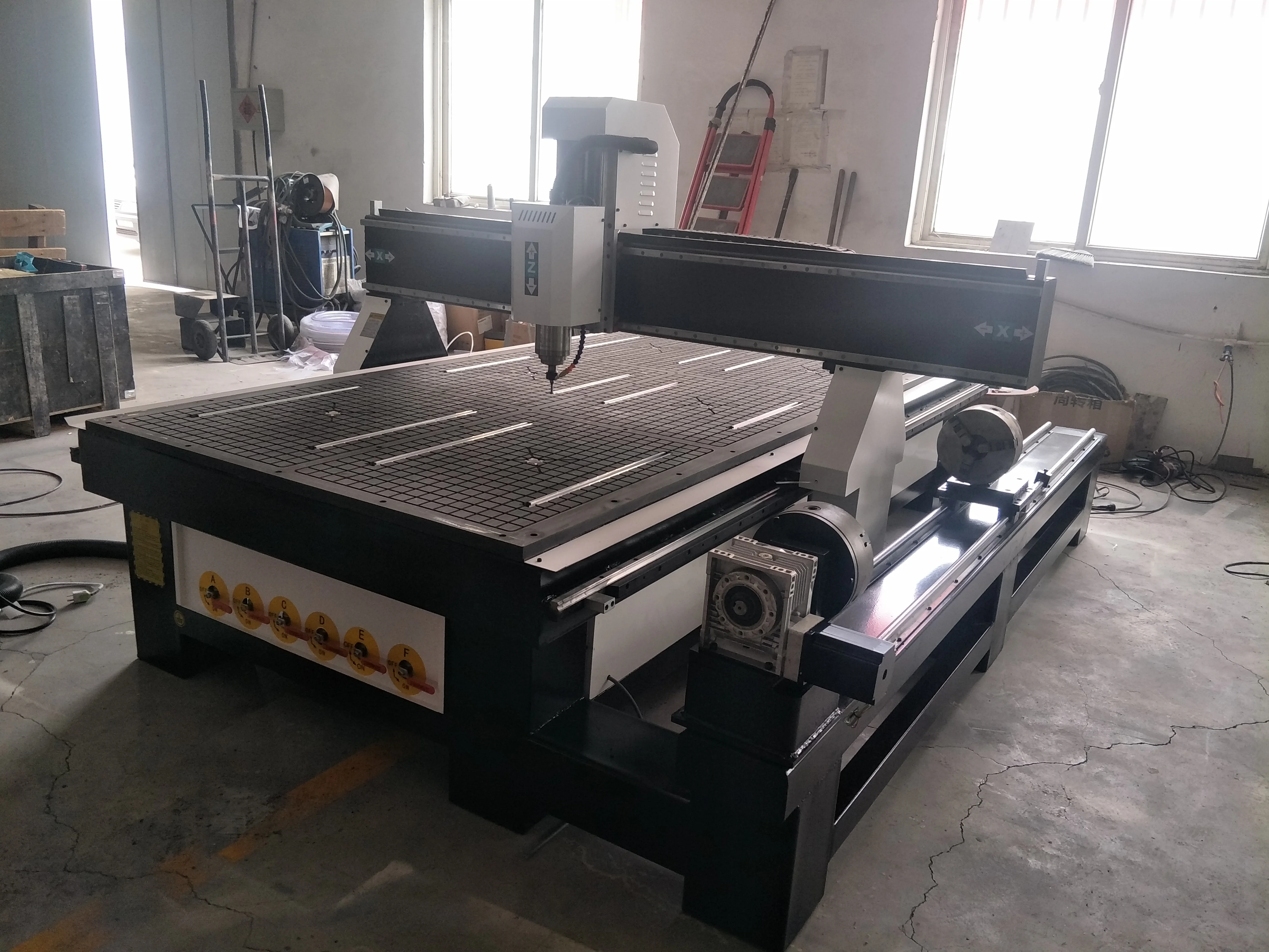 Heavy duty 3 axis cnc router machine/3d cnc wood milling machine price/4 axis cnc carving machine