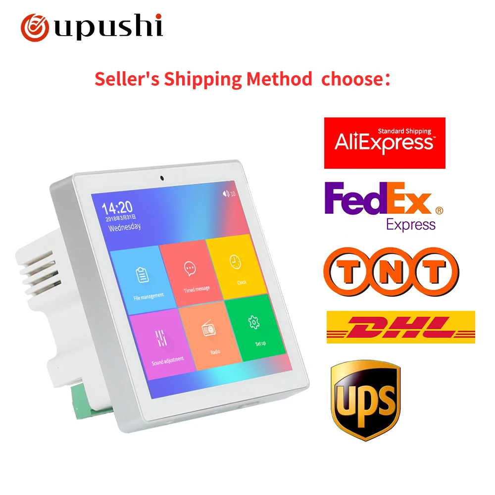 Oupushi home audio smart home sound system scheda amplificatore audio da 4 pollici con amplificatore audio bluetooth telecomando a parete