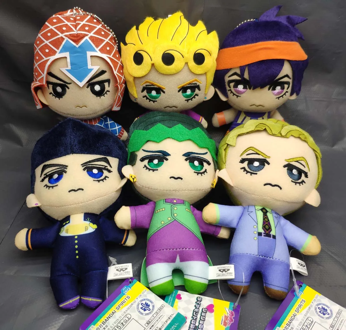 NEW Jojos Bizarre Adventure Giorno Narancia Mista Rohan Kishibe Yoshikage Kira Josuke Higashikata Stuffed plush toy doll