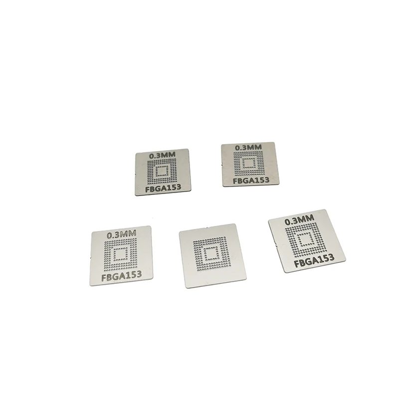 BGA 153 169 EMMC Direct Heating Stencil Font IC Chip Reballing Tin Stencils 5G5A 5D1L 5D1K  Repair Tools