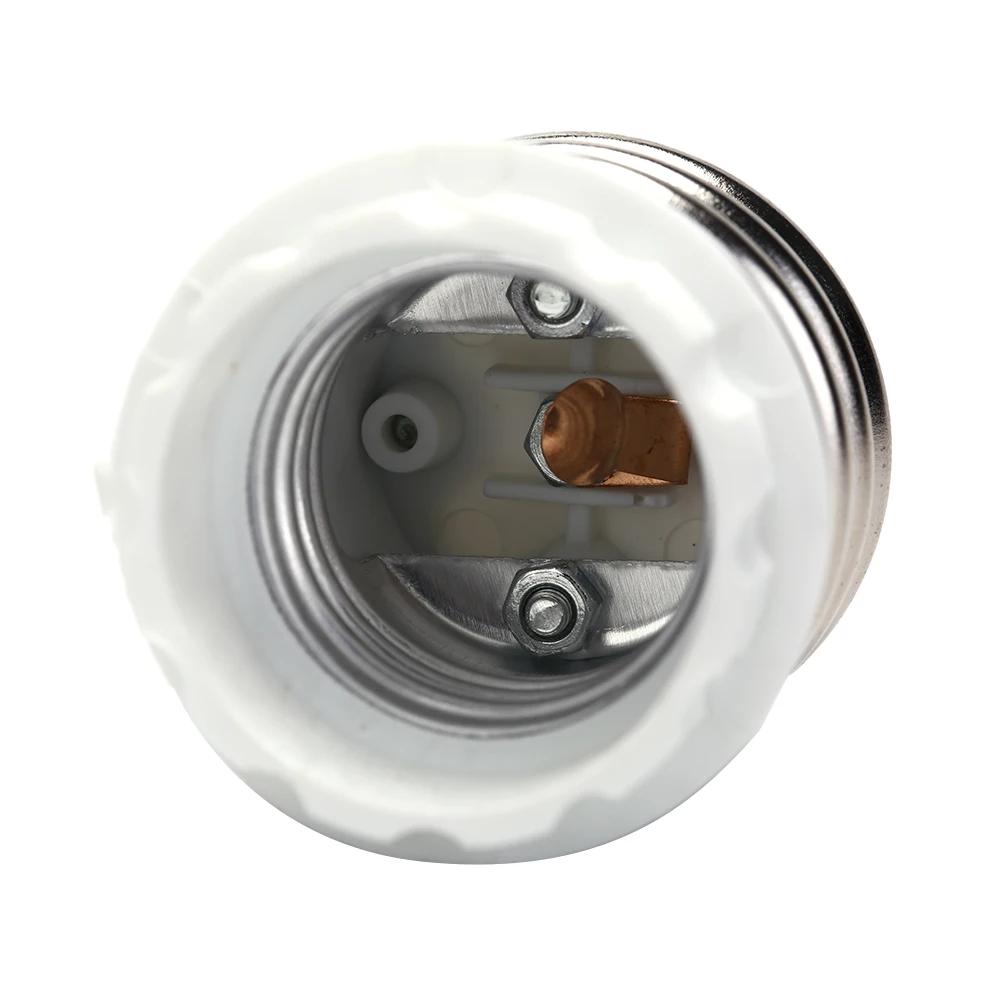 E40เป็น E27ไฟ LED ฐานอะแดปเตอร์หลอดไฟโคมไฟซ็อกเก็ตตัวยึดฐานแปลง