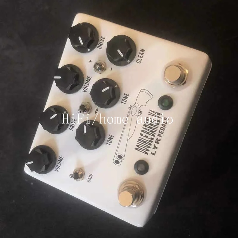 hot sell version, LY ROCK Clone JHS dual Barrel V3 V4 distortion overload guitar pedal effect combo, classic effect device