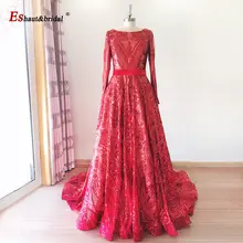 Dubai Sequin Wedding Dress for Muslim Women #4