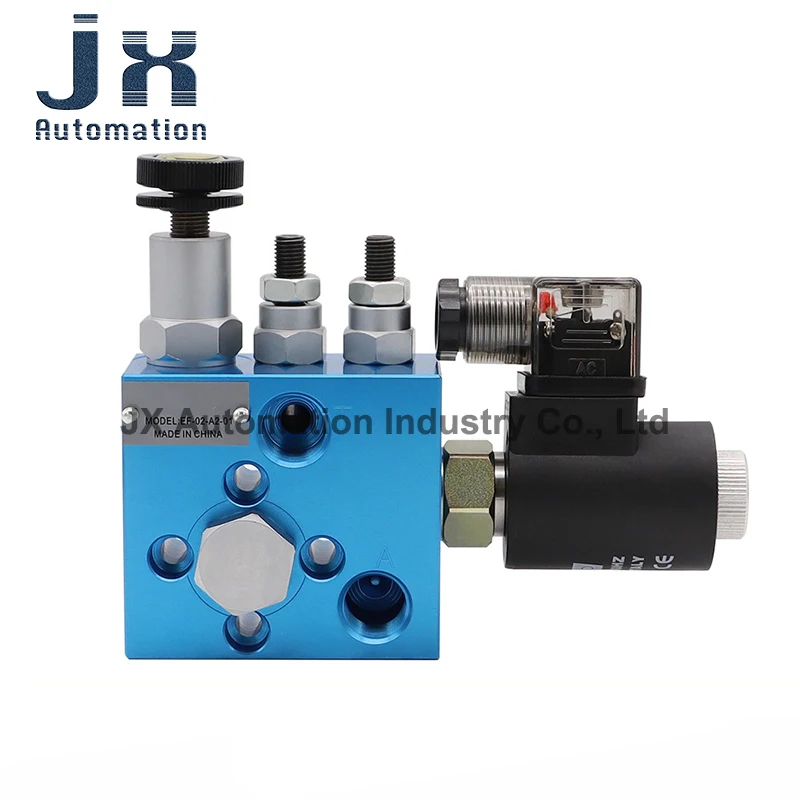 

Hydraulic Lift Compound Valve System EF-02 220V / 24V Two-way Flow Valve For HGP-2A/GPY Pump