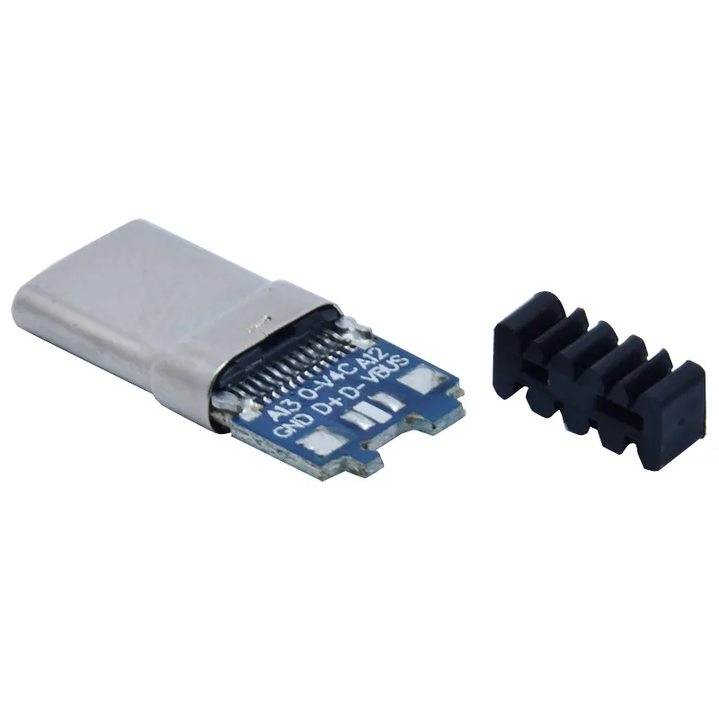 10pcs/lot USB 3.1 stretched strip board high-speed data transmission 10Gb/s with Tid with clamp type-c male connector