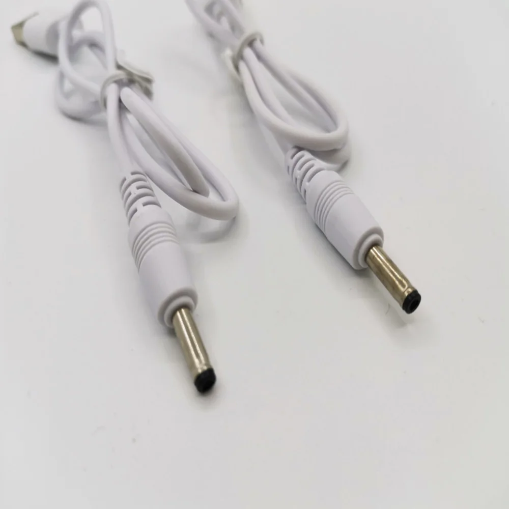 DC Power Kabel 3,5mm Runde Loch Tisch Lampe Mini Fan Netzkabel DC Runde Kopf USB Zu 35135 Lade linie