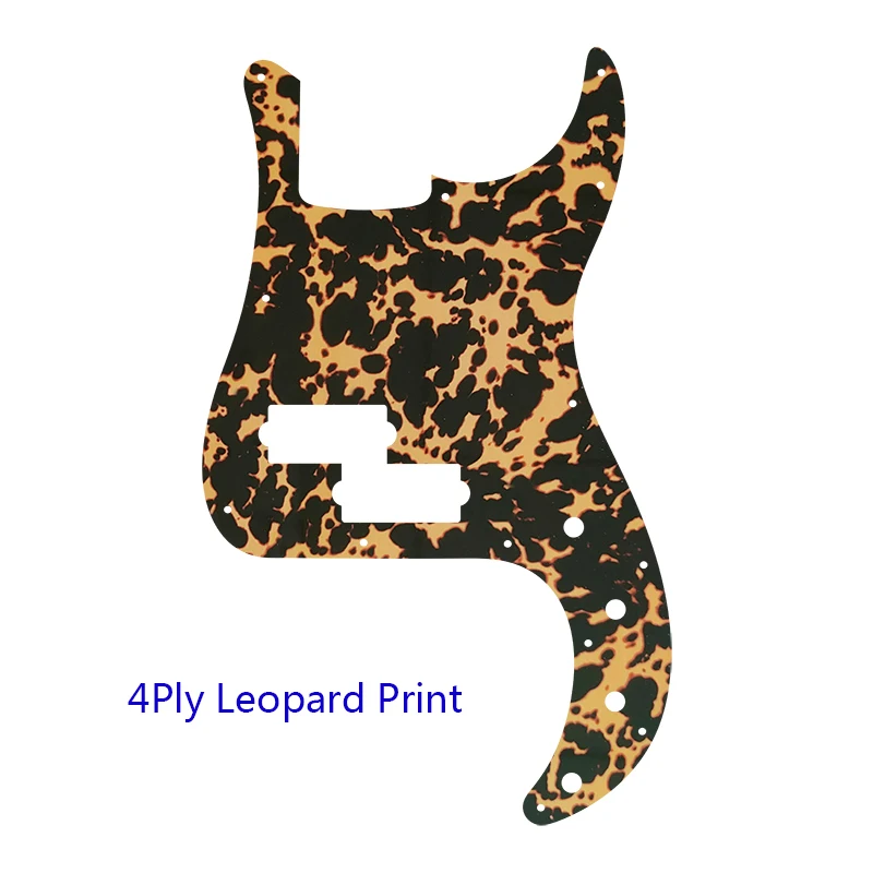 Pleroo Custom Guitar Pickgaurd - For Deluxe P Bass Guitar Pickguard Scratch Plate Multiple Colors Flame Pattern