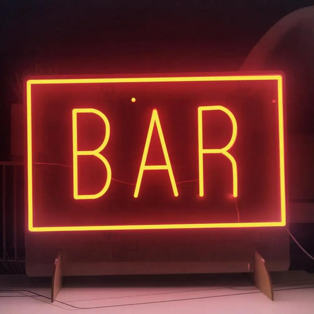 Led Neon Biru Bar Neon Led Sign, Biru Neon Bar-Bar Neon Sign, TheNaturalNeon