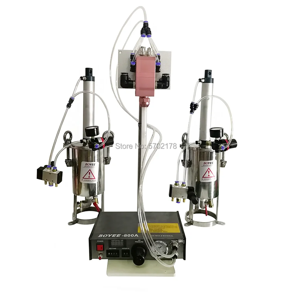 

High-viscosity two-component glue / silicone / white latex dispensing system,Two-component silicone, sealant dispensing machine