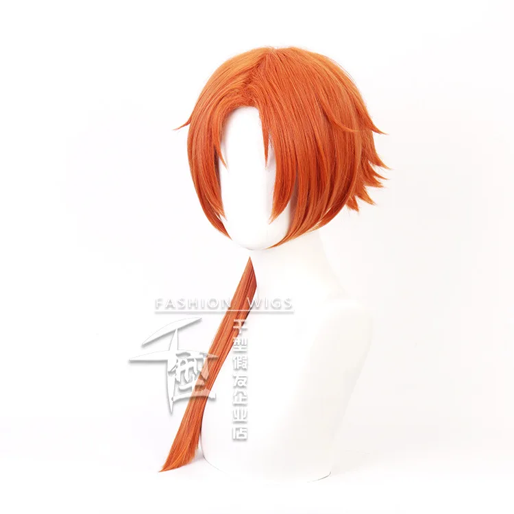 Toilet-Bound Jibaku Shounen Hanako-kun Aoi Akana Kurai Akane Long Orange Cosplay Synthetic Hair Halloween + Free Wig Cap