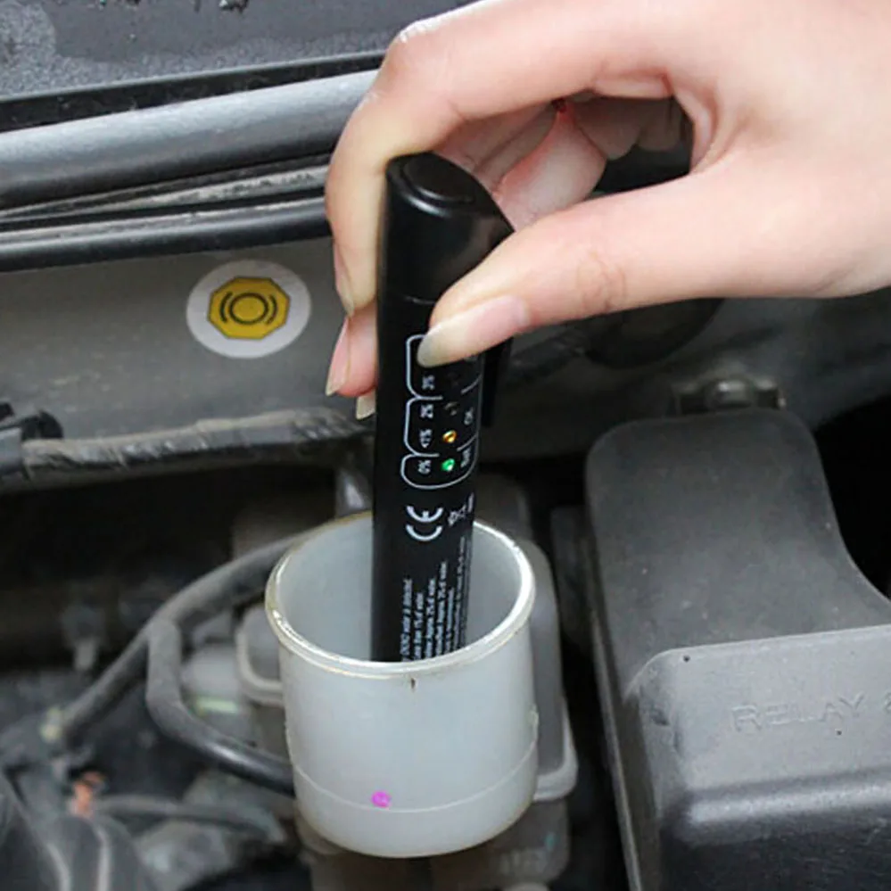 Car Brake Fluid Liquid Tester Pen With 5 LED Car Auto Vehicle Tools Diagnostic Tools Mini Brake Fluid Tester Car Diagnostic Tool