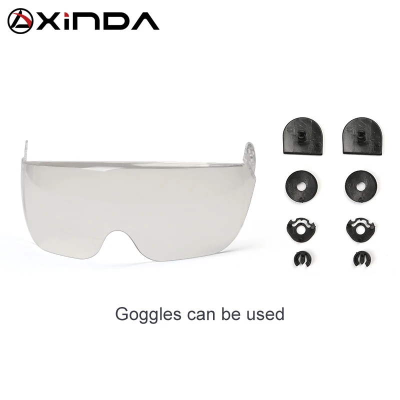 XINDA ABS Rock climbing helmet goggles for caving canyoning safety helmet  downhill helmet speleology mountain rescue equipment