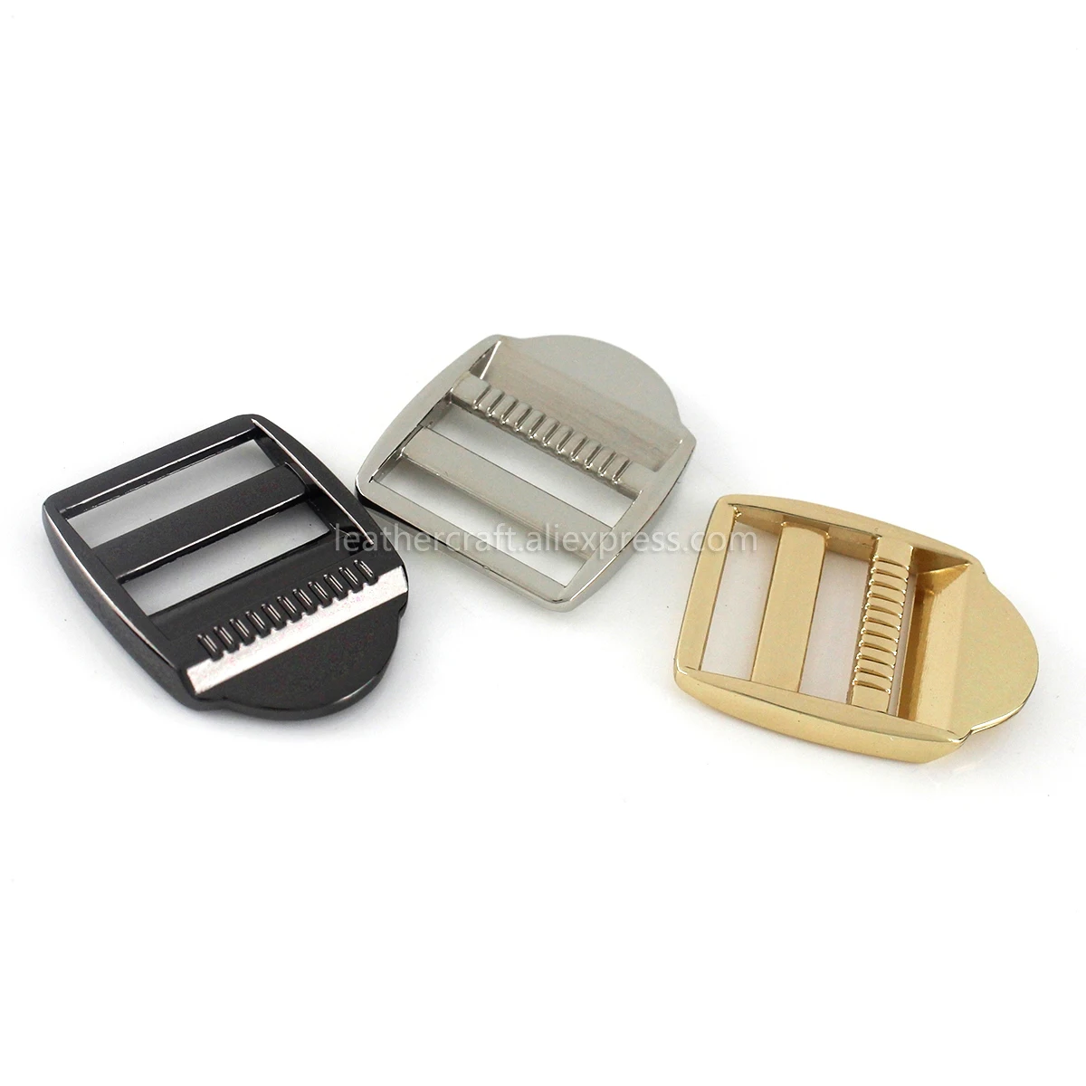 1pcs Metal 2 Bar Buckle for Webbing Backpack Bag Strape Belt Leather Craft Purse Pet Collar Clasp High Quality