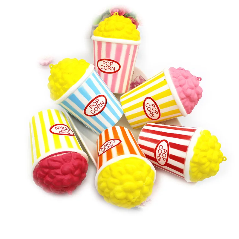 New cute decompression toy simulation Squishy slow rebound popcorn PU popcorn slow rebound toy ice cream slow rebound