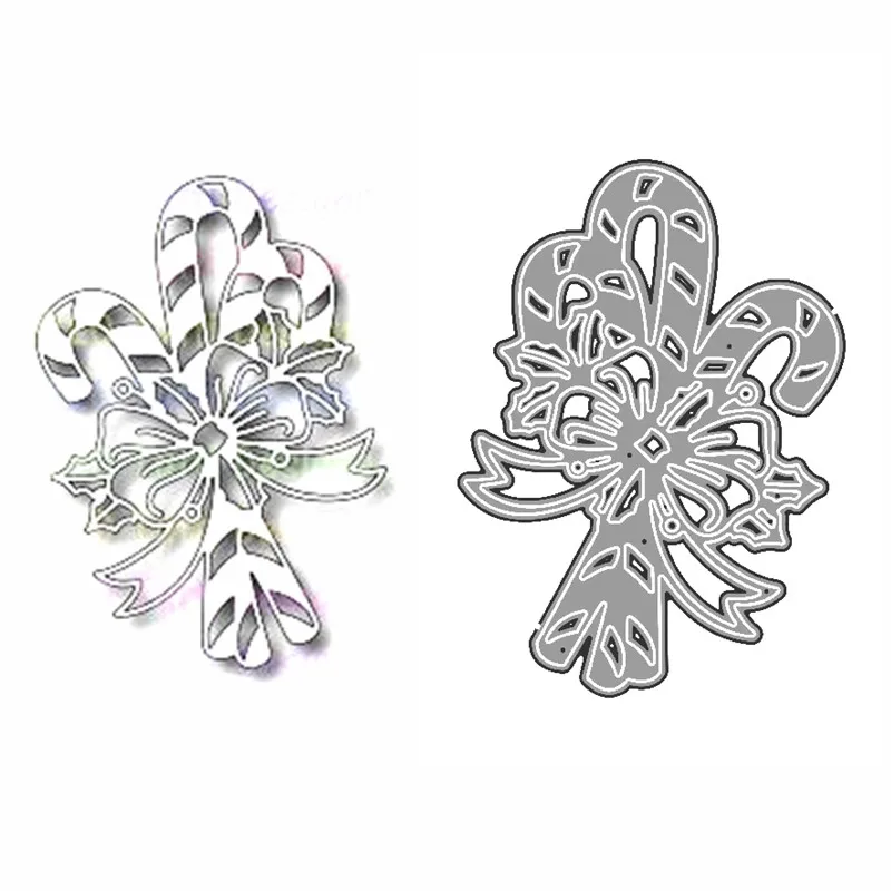 

2020 3D New Metal Cutting Die Cuts and Scrapbooking For Paper Making Candy Canes Embossing Frame Card Craft No Stamps