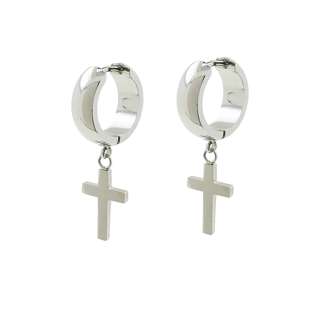 stainless steel fashion earrings hinged Piercing ring men women earring ring unisex earring hoops circle O-rings