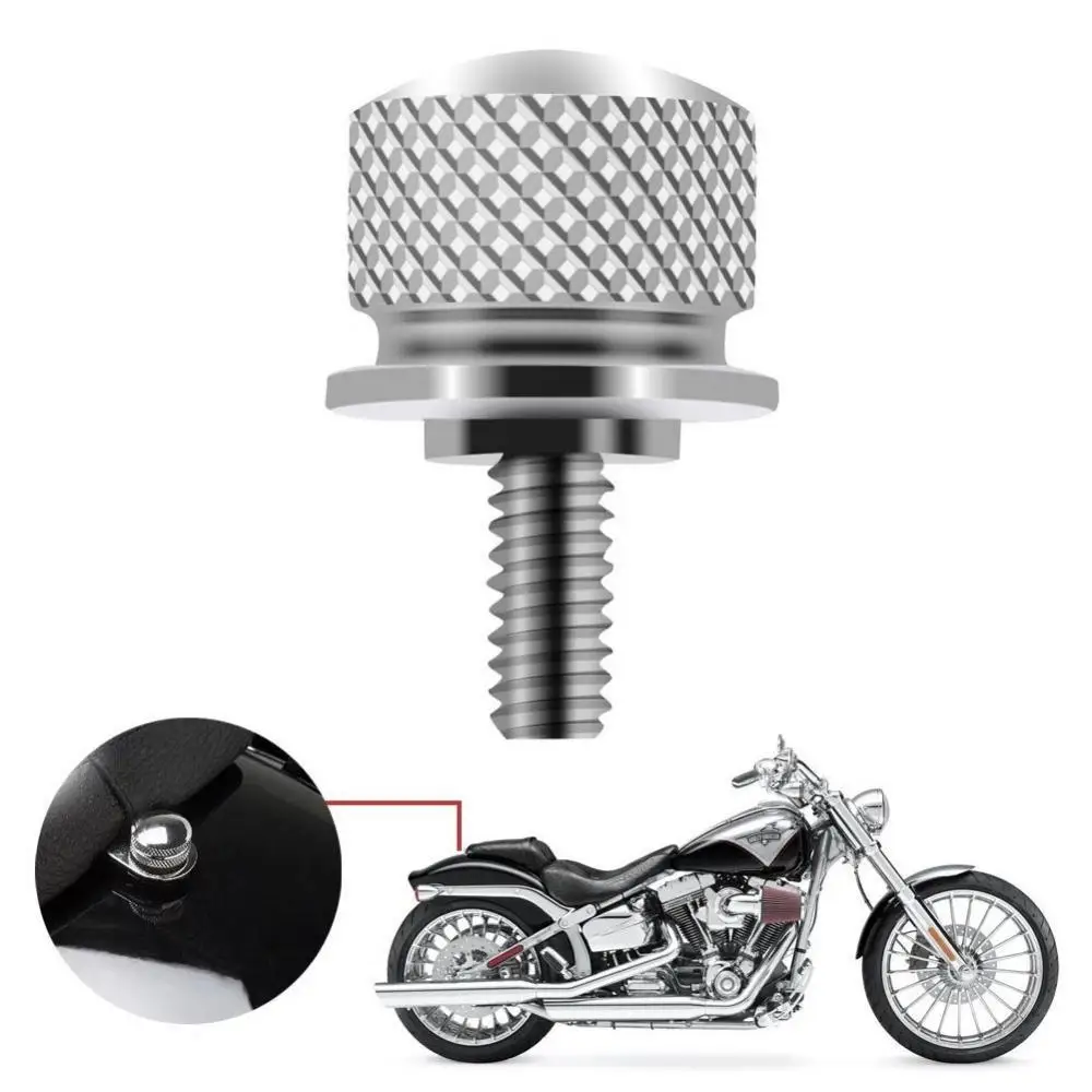 

Billet Aluminum Rear Fender Seat Bolt Screw Nut Tab Cover For Harleys XL Dyna Softail Touring Models 96-Later Universal Parts