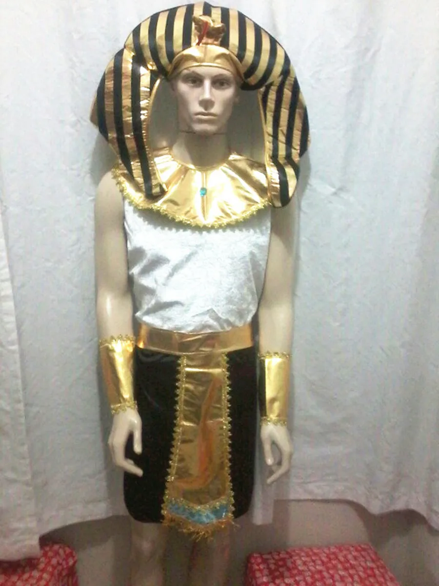 Kobiety mężczyźni egipski faraon Cleopatra Cosplay kostiumy Halloween boże narodzenie nowy rok kostiumy fantazyjne pary