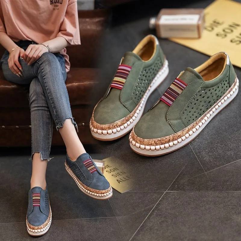 Women Casual Flats Female Slip on Shoes Ladies Canvas Shoes Breathable Sport Sneakers Women's Spring Autumn Zapatos De Mujer