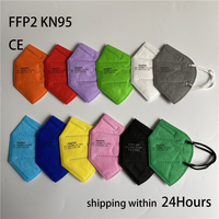 10-200Pcs 5Layer FFP2 Mask CE KN95 Mascarillas FPP2 Approved Protective Mouth Face Mask Reusable KN95 Respirator FFP2MASK Masken