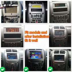 Support JBL Android 13.0 6G+128GB Car Multimedia DVD Player For Peugeot 407 2004-2012 GPS Navigation Auto Radio Stereo Head Unit