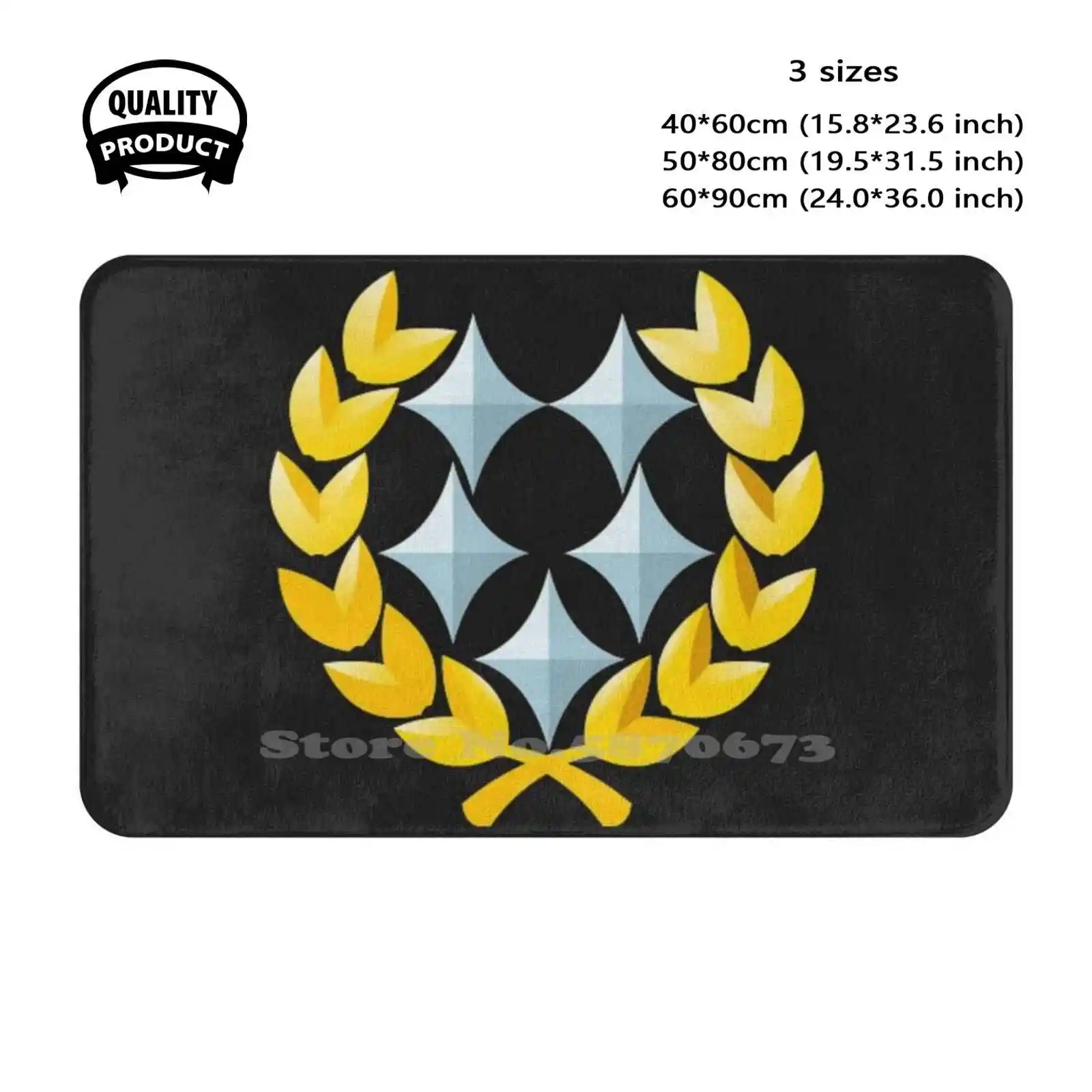 3 General Grade 4 ( 5 Star ) Soft Cushion Home Carpet Door Mat Car Rug 3 Double Medals Killstreak Icon Award Fps Ce Hce H1 Mcc