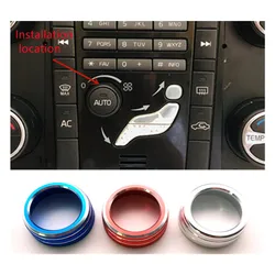 Aluminium Alloy Car Air Conditioning Rotary Knob Fit For VOLVO S60 V60 XC60 S80 V40 Air Conditioning Air Volume Knob Cover