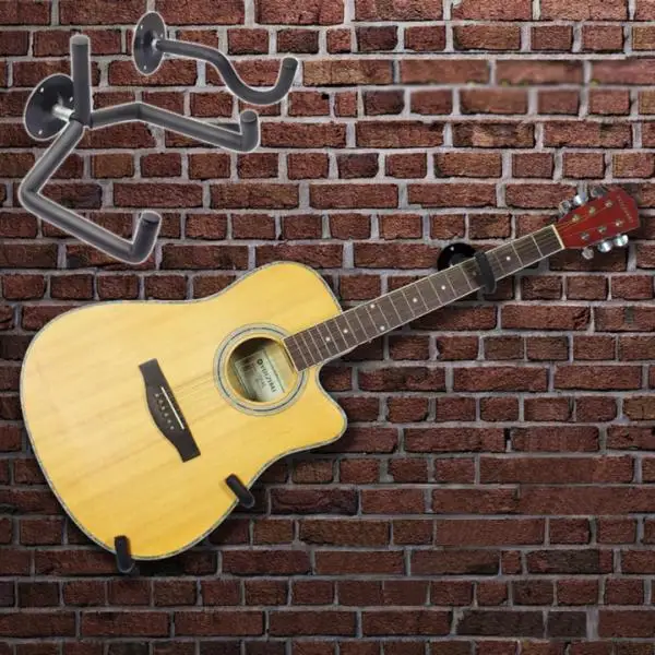 Guitar Wall Mount Holder Stand Horizontal for Music Shop Exhibition Studio