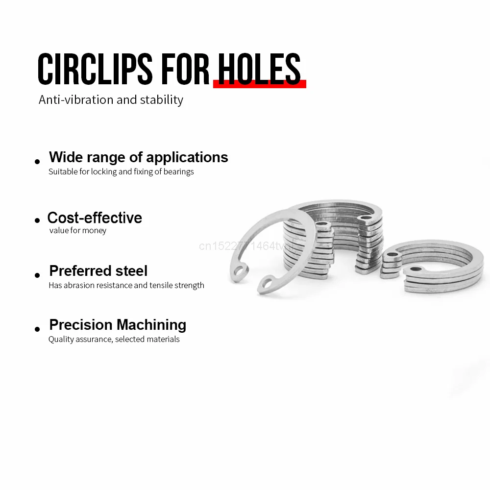 445Pcs C Soort Interne Borgring Behoud Ringen Assortiment Kit Voor Gat Rvs Carbon Staal Borgring Snap Ringen DIN472