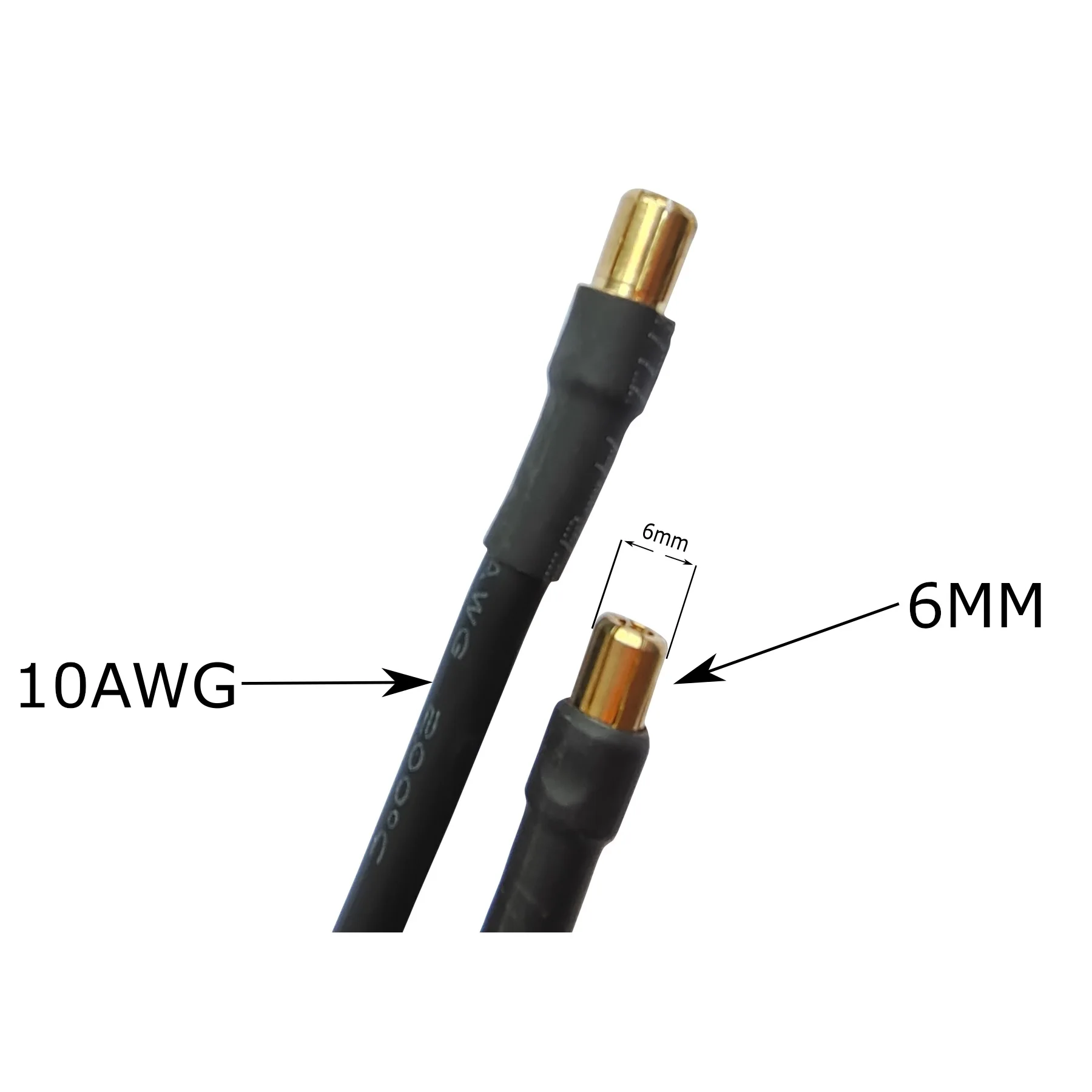 6.0mm 10AWG Copper Spot Welding Pen 18650 Battery Pack Handheld Spot Welding Machine DIY Accessories Welding Pen Welding Needle