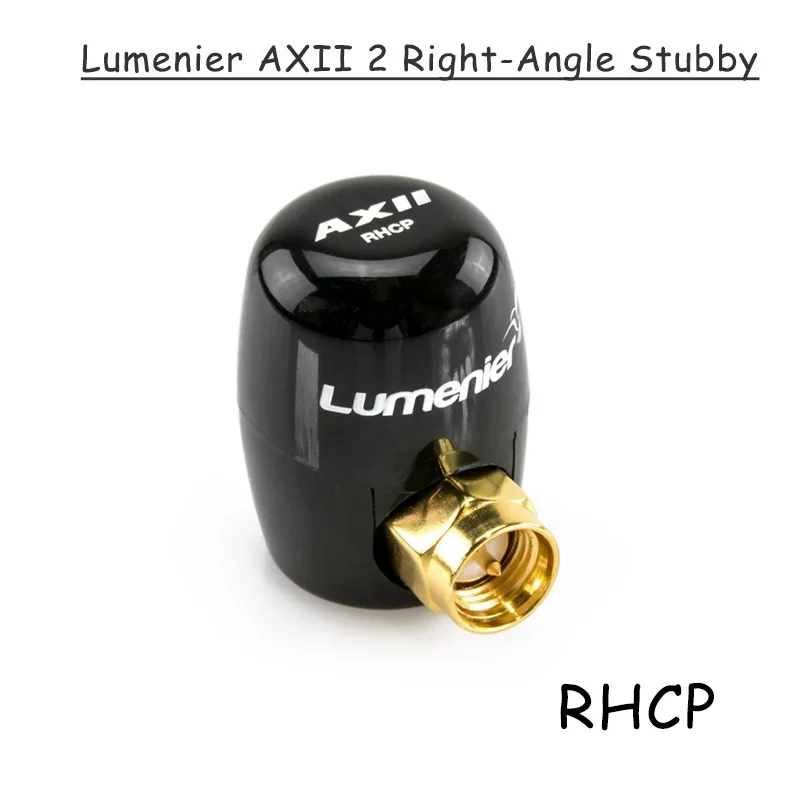 Lumenier AXII 2 5.8GHz 2.2dBi Gain FPV Antenna Straight Right-Angle Stubby/Double Long Range SMA Antenna for RC Drone FPV Goggle