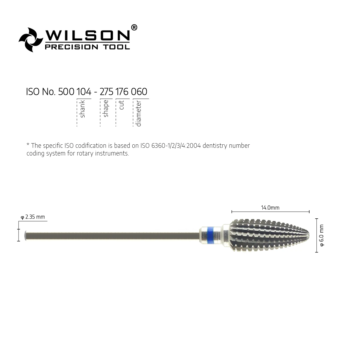 WilsonDental 5001206 Pieza De Baja Velocidad Tools Tungsten Carbide Dental Burs for trimming Acrylic