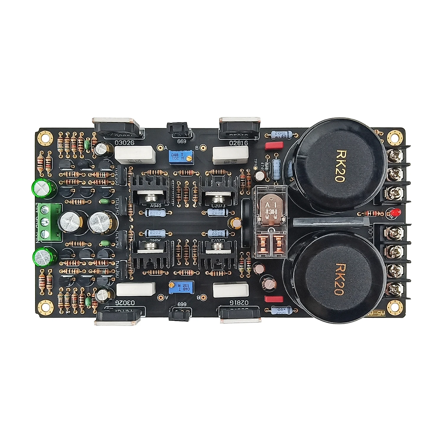 A5 150W+150W 앰프 보드 NJW0281G + NJW0302G 앰프 클래식하고 아름다운 음질 랜딩 박스