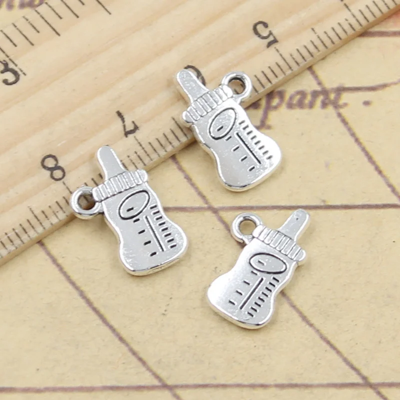 20pcs Charms Baby Feeding Bottle 16x8mm Tibetan Silver Color Pendants Antique Jewelry Making DIY Handmade Craft