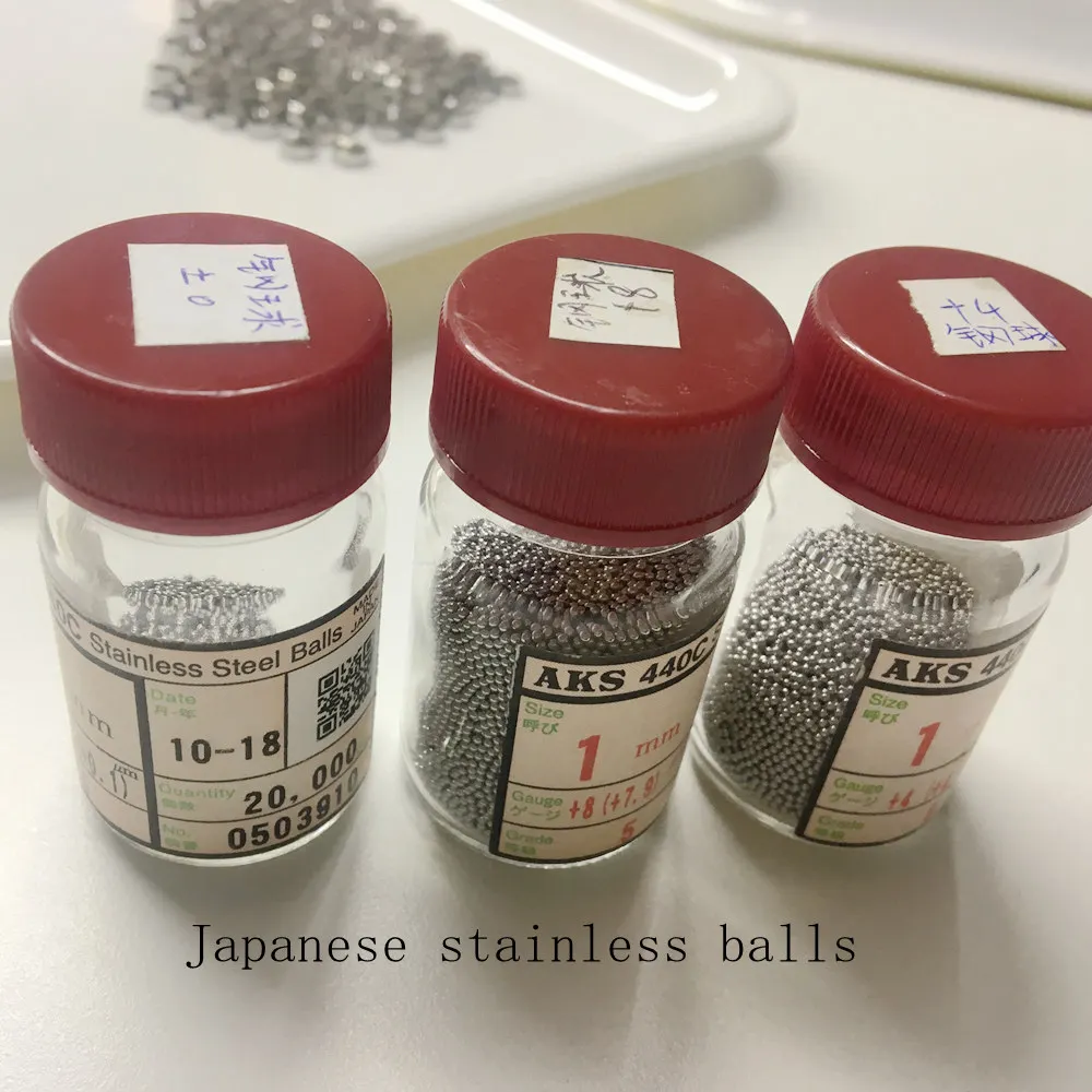 20pcs Stepped Japanese Stainless Steel Balls Handpiece Dental bearings SR144TLKZW  3.175x6.35x5.98x2.78mm For Gnatus