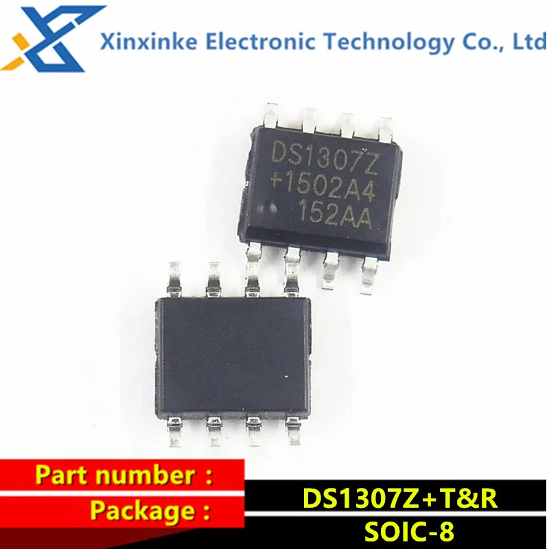 50PCS DS1307Z+T&R DS1307Z DS1307N DS1302Z DS1302N SOIC-8 DIP-8 Clock Timing IC