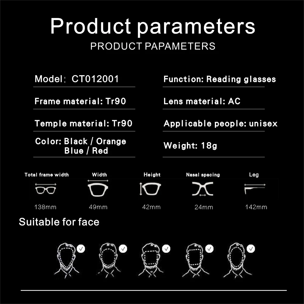Tr90 Leser Lesebrille Herren Magnet Tragbare Dioptrien Hängender Hals 1,0 1,5 2,0 2,5 3,0 3,5 – Detail 5