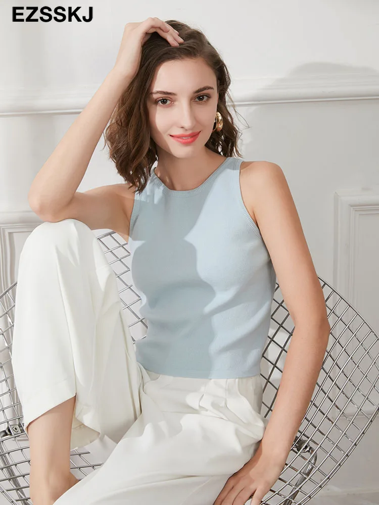 Ezsskj O Neck Summer Sleeveless Sexy Bodysuit Women Off Shoulder Body Tops Streetwear Casual White Bodysuits